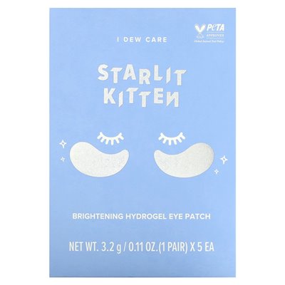 I Care, Starlit Kitten, aufhellendes Hydrogel-Augenpflaster, 5 Paare, je 0,11 oz (3,2 g)