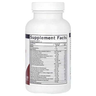 Kirkman Labs, Multiwitamina i minerała dla dzieci z ksylitolem, naturalna brzoskwini Mango, 120 tabletek