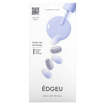 Edgeu, Perfect Gel Paznokcie, Ena 315 bardzo Peri Trick, 19 -częściowy zestaw