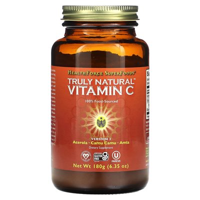 Healthforce Superfoods, prawdziwie naturalna witamina C, 6,35 uncji (180 g)