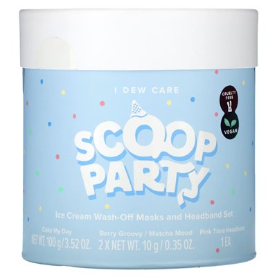 I Care, Scop Party, waschbares Eiscreme- und Haarband-Set, 4-teiliges Set