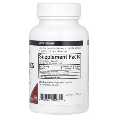 Kirkman Labs, Saccharomyces Boulardii, 100 Capsules