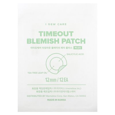 I Care I Care, Timeout Blemish Plaste Plus, 12 mm, 36 łatek I Care I Care, Timeout Blemish Plaste Plus, 12 mm, 36 łatek