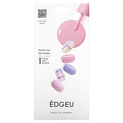 Edgeu, Perfect Gel Nails, Ena 312 The Cashmere, 19-teiliges Set