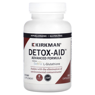 Kirkman Labs, Detox-Aid Advanced Formuła, 100 kapsułek