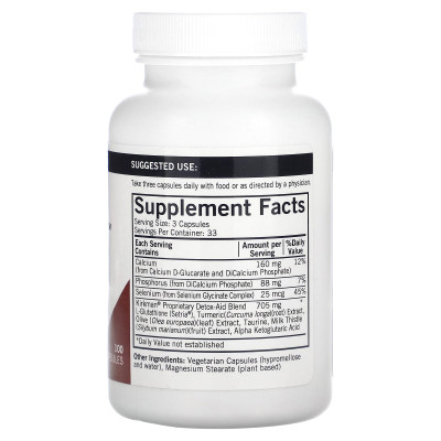 Kirkman Labs, Detox-Aid Advanced Formuła, 100 kapsułek