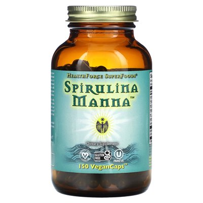 Healthforce Superfoods, Spirulina Manna, 150 Vegancaps
