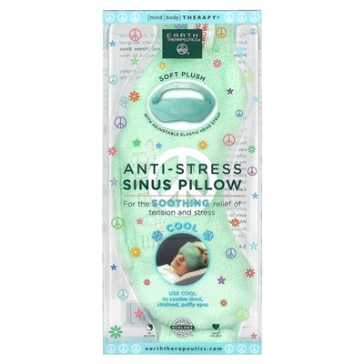 Earth Therapeutics, Anti-Stress Sinus poduszka, zielony, 1 hrabia Earth Therapeutics, Anti-Stress Sinus poduszka, zielony, 1 hrabia