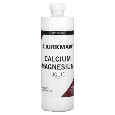 Kirkman Labs, wapń wapnia magnezu, 16 Oz (473 ml)