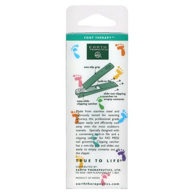 Earth Therapeutics, No Mess Tasenail Clipper, 1 Clipper