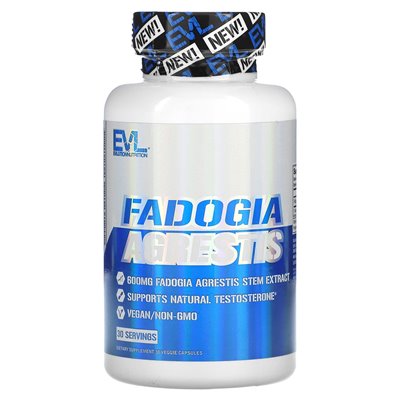 Evlution Nutrition, Fadogia agrestis, 600 mg, 30 Gemüsekapseln