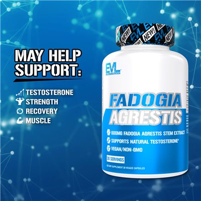 Evlution Nutrition, Fadogia agrestis, 600 mg, 30 Gemüsekapseln