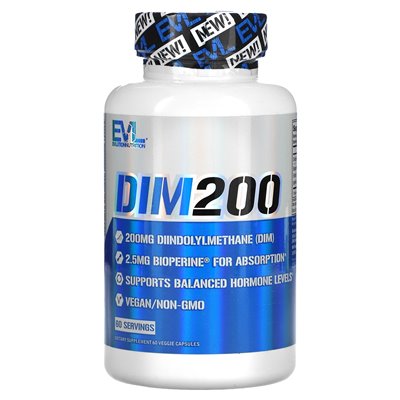 Evlution Nutrition, DIM 200, 200 mg, 60 vegetarian capsules