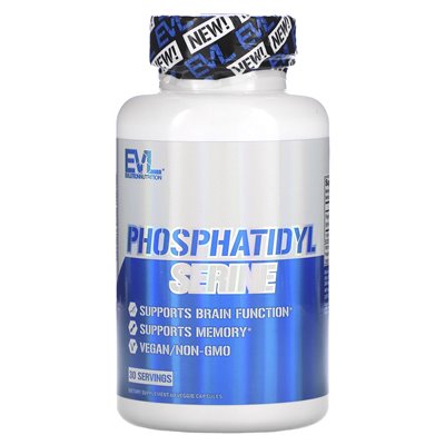 Evlution Nutrition, Phosphatidyl Serine, 60 Vegetarian Capsules