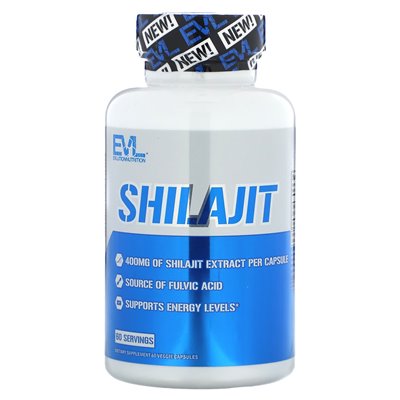 Evlution Nutrition, Shilajit, 60 vegetarische Kapseln