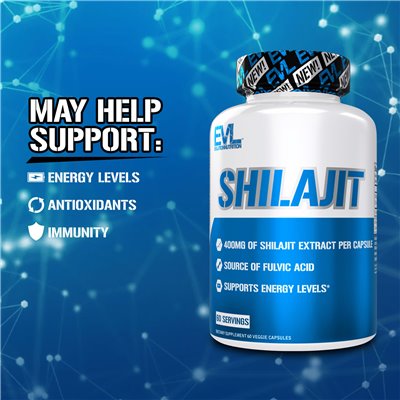 Evlution Nutrition, Shilajit, 60 vegetarische Kapseln
