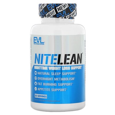 Evlution Nutrition, Nitelean, 30 Veggie Capsules