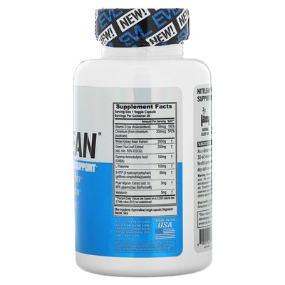 Evlution Nutrition, Nitelean, 30 Veggie Capsules
