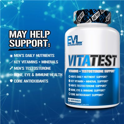 Evlution Nutrition, VitaTest, męski kompleks składników odżywczych, 90 tabletek