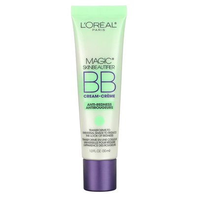 L'Oréal, Magic Skin Beautifier, BB Cream, 820 Anti-Redness, 1 Fl Oz (30 ml)