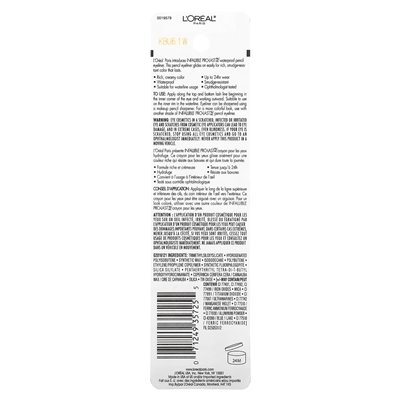 L'Oréal, nieomylne pro-Last ™, wodoodporny ołówek, 940 brązowy, 0,042 fl oz (1,2 g)