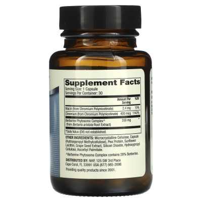 Dr Mercoli, Biothin, Berberin mit Chrom, 30 Kapseln