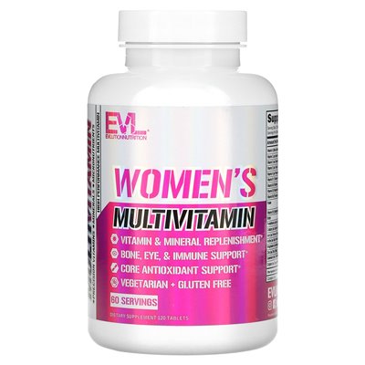 Evlution Nutrition, Multivitamin für Frauen, 120 Tabletten