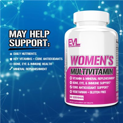 Evlution Nutrition, Multivitamin für Frauen, 120 Tabletten