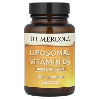 Dr. Mercoli, Liposomal Vitamin D3, 10,000 IU, 90 Capsules