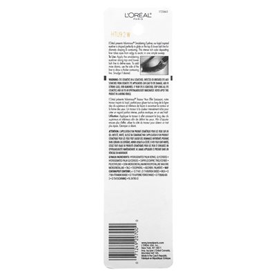 L'Oréal, Großer glimmender Holzstift, 645 Schwarz, 0,087 oz (2,48 g)