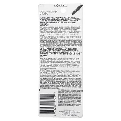 L'Oréal, voluminöse, originale Wimperntusche, 305 Schwarz, 0,28 fl oz (8 ml)