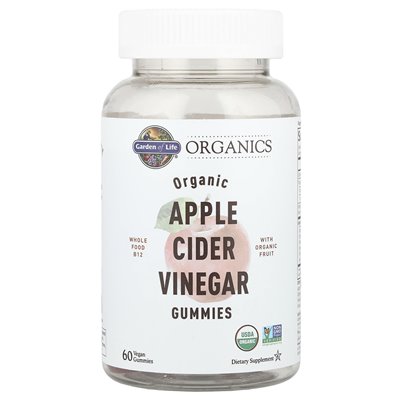 Garden of Life, Organic Apple Cider Gummies, 60 Vegan Gummies