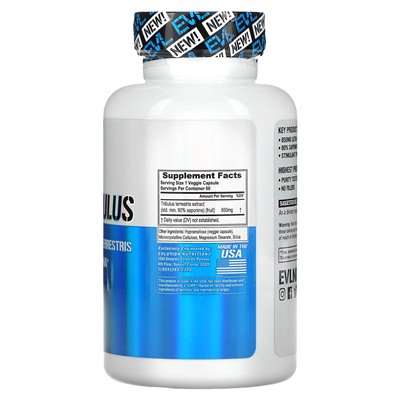 Evlution Nutrition, 100% Tribulus, 60 Veggie Capsules