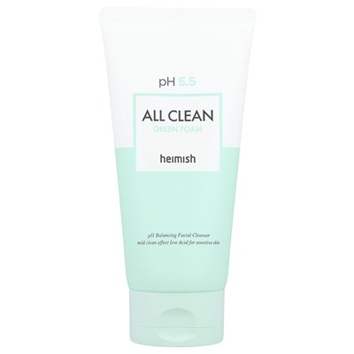 Heimish, All Clean Green Foam Cleanser, 5,29 uncji (150 g) Heimish, All Clean Green Foam Cleanser, 5,29 uncji (150 g)