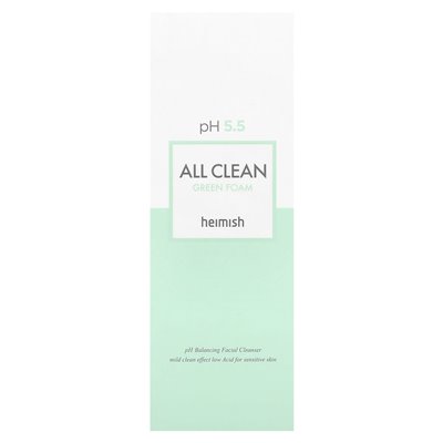 Heimish, All Clean Green Foam Cleanser, 5,29 uncji (150 g) Heimish, All Clean Green Foam Cleanser, 5,29 uncji (150 g)