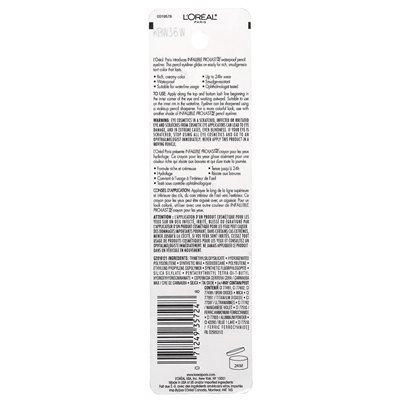 L'Oréal, infallible pro-Last ™, waterproof pencil, 930 black, 0.042 fl oz (1.2 g)