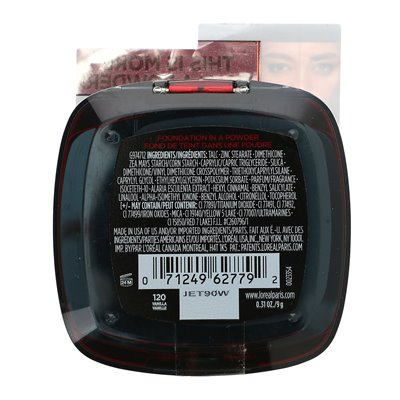 L'Oréal, Infallible 24h Fresh Wear, Powder Foundation, 120 Vanilla, 0.31 oz (9 g)