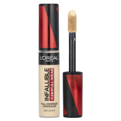 L'Oréal, nieomylny, korektor pełnego pokrycia, 355 wanilii, 0,33 fl oz (10 ml) L'Oréal, nieomylny, korektor pełnego pokrycia, 355 wanilii, 0,33 fl oz (10 ml)