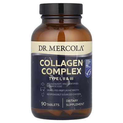 Dr Mercoli, Kompleks kolagenowy, typ I, II i III, 90 tabletek