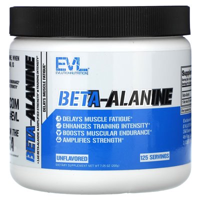 Evlution Nutrition, Beta-Alanin, unverändert, 7,05 oz (200 g)