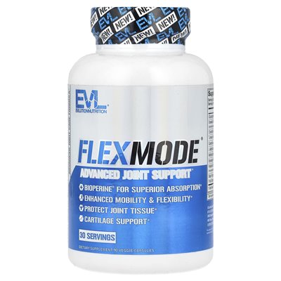Evlution Nutrition, FlexMode®, Advanced Joint Support, 90 Vegetarian Capsules