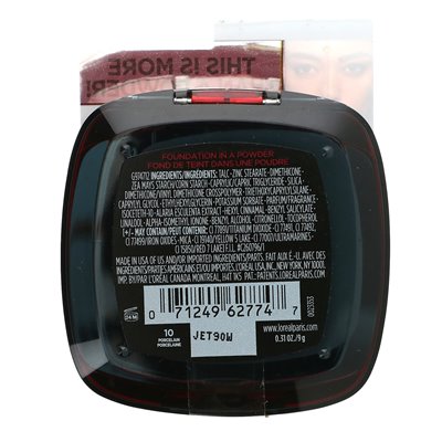 L'Oréal, Infallible 24 Hour Fresh Wear, Powder Foundation, 10 Porcelain, 0.31 oz (9 g)