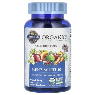 Garden of Life, Organics, Men‘s Multi 40+, Bio-Beeren, 120 vegane Gummibonbons