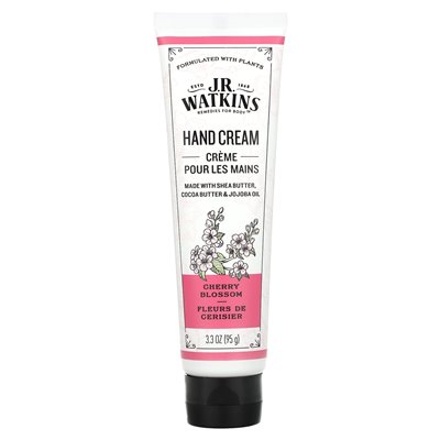 J R Watkins, Hand Cream, Cherry Blossom, 3.3 oz (95 g) J R Watkins, Hand Cream, Cherry Blossom, 3.3 oz (95 g)