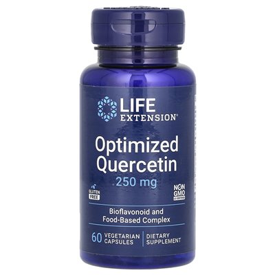 Life Extension Optimiertes Quercetin 250 mg, 60 vegetarische Kapseln