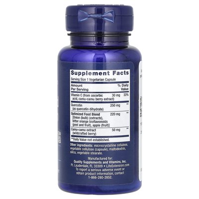 Life Extension Optimiertes Quercetin 250 mg, 60 vegetarische Kapseln
