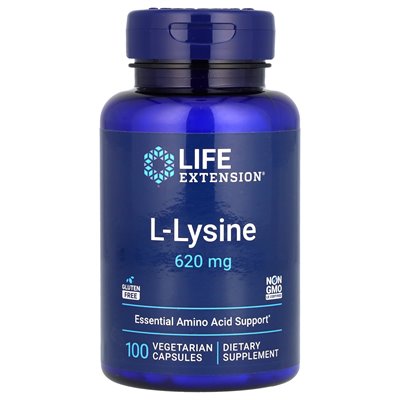 Life Extension, L-Lysin, 620 mg, 100 vegetarische Kapseln