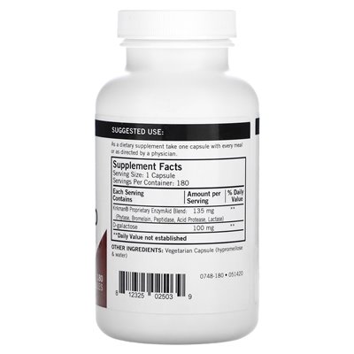 Kirkman Labs, Enzyme Aid, 180 kapsułek