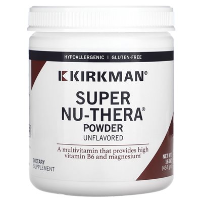 Kirkman Labs, Super Nu-Thera Pulver, geschmacksneutral, 16 oz (454 g)