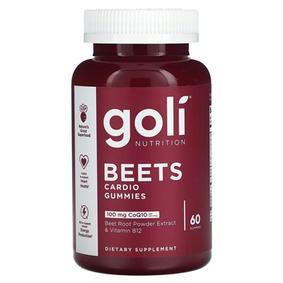 Goli Nutrition, Cardio Buries, 60 gumzy Goli Nutrition, Cardio Buries, 60 gumzy